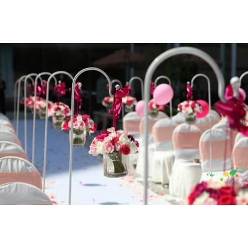 Wedding hook white romantic road lead,metal wedding Flower Stands Wedding Decoration