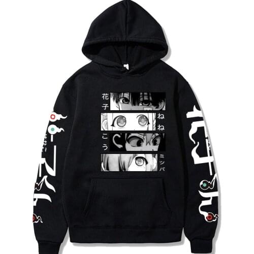 Anime Hoodie Casual Pullover Cute Toilet-Bound Hanako-kun Manga Hoodies Men Women