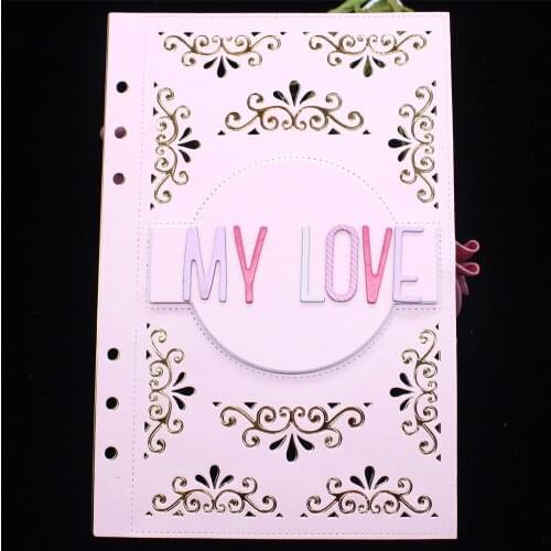 ZFPARTY Vintage Planner Cover Metal Cutting Dies Stencils for DIY Scrapbooking/photo album Decorative Embossing Paper Card