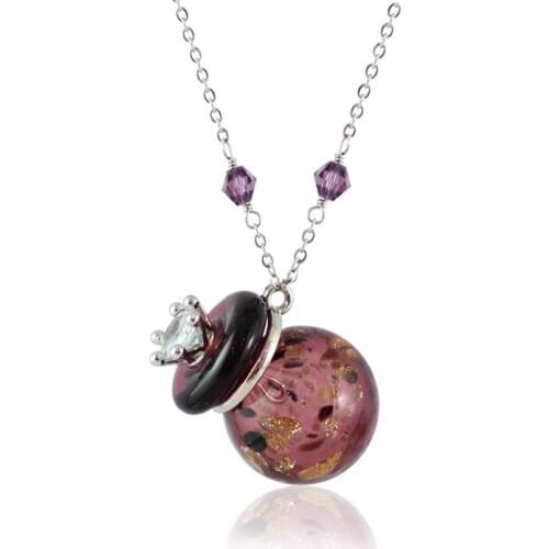 1PC Perfume Bottle Pendant necklace Essential Oil Diffuser Bottle Jewelry Necklace Stainless Steel Chain Necklace For Gift