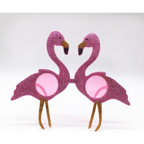 6 Pairs Hawaii Beach Flamingo Party Sunglasses Baby Shower Kids Birthday Carnival Party Gifts Wedding Favors Bridesmaid Gifts