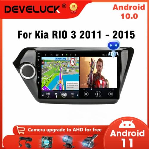 Android 10 2 Din Car Stereo audio Radio For Kia RIO 3 2011 - 2015 Multimedia Video Touch Screen Navigaion Player Speaker MP5 DVD
