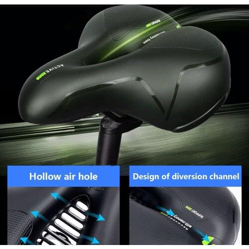 3D Hollow Memory Foam Bicycle Saddle Cover Men Women MTB Road Cycle Saddle Covers Breathable Comfortable Soft Bike Seat