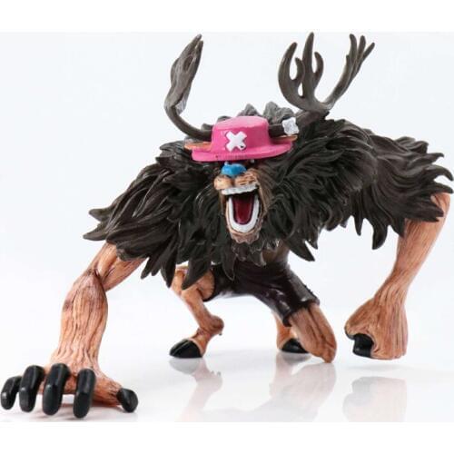 One Piece Chopper Crazy CP9 Battle Ver. PVC Action Figures OP Luffy Tony Chopper Collectibles Model 9cm