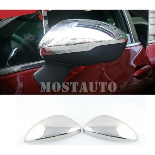 For Chevrolet Cruze 2017-2019 ABS Chrome Rear View Mirror Cover Trim 2pcs Car Accessories Interior Car Decor Car Trim