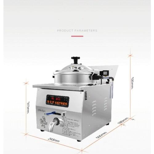 Commercial freestanding 304 stainless steel electric fryer MDXZ-16B with timer