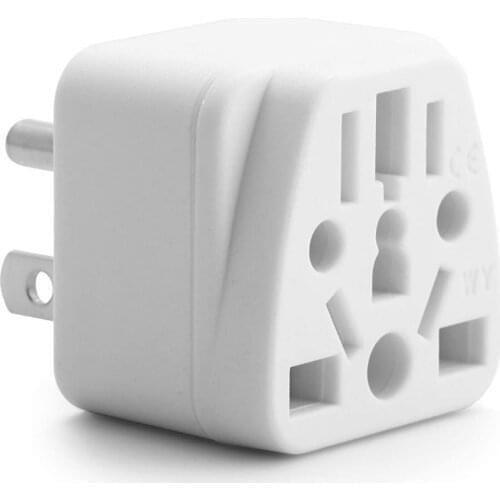 Lot 10) USA Canada Thailand Power Plug Adapter Type B Universal Outlet AC100~250V 10A