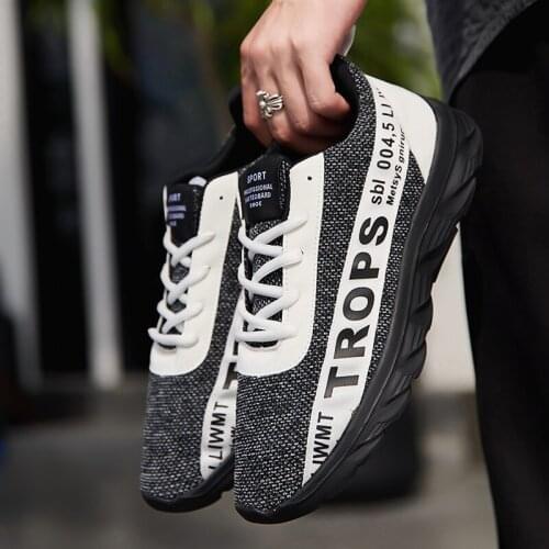 Mens Breathable Running Shoes 48 Large Size Fashion 2020 Lightweight Casual Outdoor Mens Jogging Sports Men Shoes Sneakers