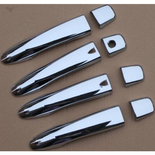 FUNDUOO For Nissan Kicks 2016 2017 2018 2019 Chrome Exterior Door Handle Cover Trim Car Styling Accessories