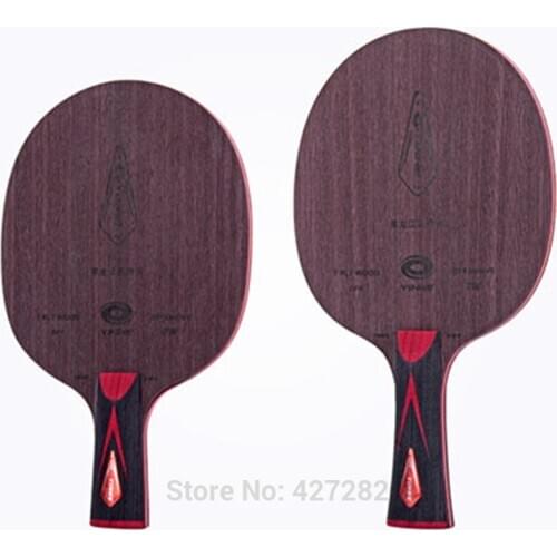 Original Yinhe D-M6 pure wood with carbon table tennis blade red black carbon fast attack with loop