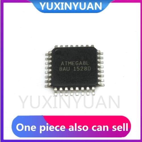 50pcs/lot ATMEGA8L-8AU QFP ATMEL ATMEGA8L ATMEGA8-AU TQFP32 Programmable Flash