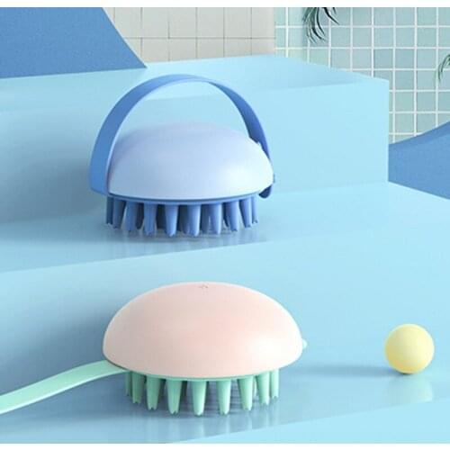Cat Massage Comb Pet Dog Grooming Massager Brush Scrubber Shower Soft Silicone Cleaning Brushes Pet Supplies