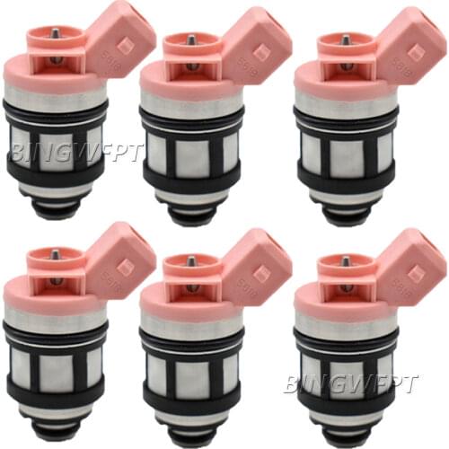 6PCS/LOT Fuel Injector JS201 16600-88G10 JS20-1 for Nissan D21 Pathfinder Quest 3.0L VG30E