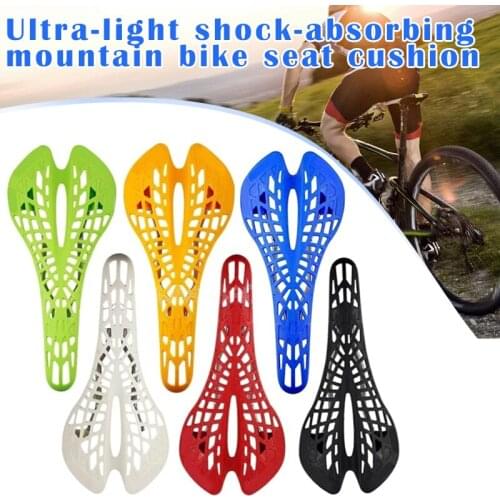 Ultra-Light Plastic Bicycle Saddle Mountain MTB Bike Saddle Seat PVC Cushion Cycling Seats Cycling Part Accessories