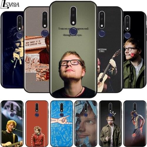 01F Edy Sheeran for OPPO Realme C2 2 A31 A5 A7 F15 F11 F9 F7 F5 R17 R15 R9S K5 K3 Pro 2020 2018 Black Phone Case