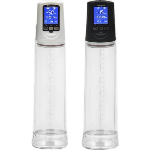 Big screen with Digital Display Electric Beginner Men Dick Vacuum Erection Assisting Device Male Cock Pump Enlarger Enlargement