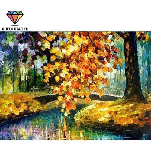 XUEQIXIAOZU Full Round Diamond painting Art abstract diamond embroidery 5D DIY Diamond setting Mosaic painting Decorate gifts