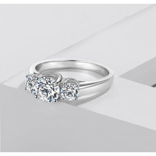 Rings for Women Silver 925 Natural Aquamarine Wedding Fine Luxury Jewelry 4-10 size Simple Temperament Big Silver Rings Gift