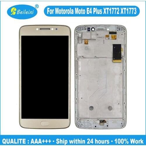 BR Version For Motorola E4 Plus XT1772 XT1773 / E4 XT1764 XT1762 XT1768 LCD Display Touch Screen Digtizer Assembly
