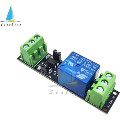 1 Channel DC 3V Relay High Level Driver Module Optocoupler Relay Module Isolated Drive Control Board for Arduino SRD-DC03V-SL-C