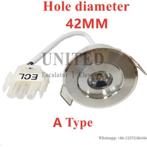 10pcs UNITED Elevator Emergency Light DC12V XAA417AK1 Replace RY-EM01 XAA417AK2 Short Line 10cm