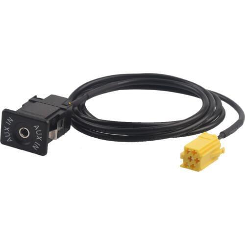 6Pin Aux Audio Cable Socket Interface Adapter Cable For Alfa Romeo 159 for Fiat Grande Punto 500