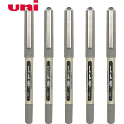 6Pcs UNI Straight Liquid Rollerball Pen UB-157 Large-capacity Signature Pen 0.7MM Student Stationery for Smooth Writing