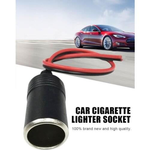 Car Cigarette Lighter Socket Cigarette Lighter Adapter 10A120W Plug Power Outlet Adapter for Marine Boat Motorcycle Truck RV ATV