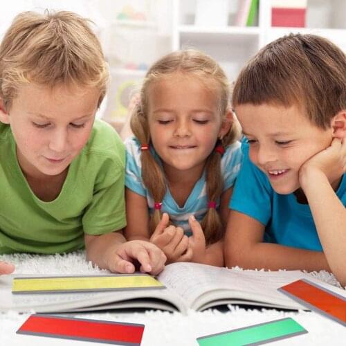 Reading Bookmark Reading Assistance Color Bookmark Highlighting Strips for Educational Assistance Reading Accessories