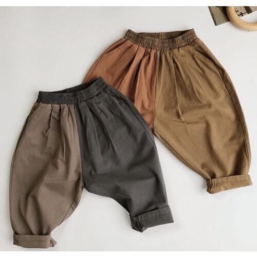 Spring Autumn Kids Baby Boys Girls Loose Pants Childrens Clothing Joint Turnip Pants Casual Pant Baby Boys Girls Children Pants
