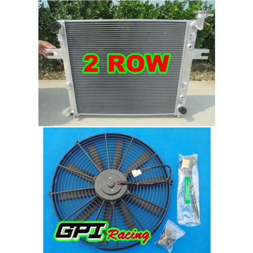 GPI all Aluminum Radiator 99-00 FOR JEEP GRAND CHEROKEE 4.7L V8 1999 2000 + FAN