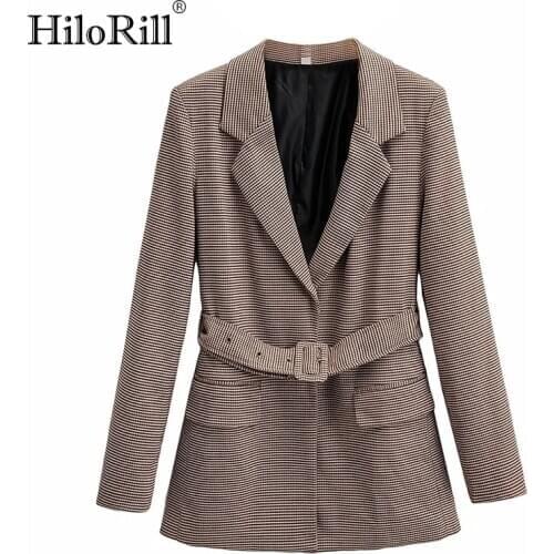 HiloRill Women's Long Blazers