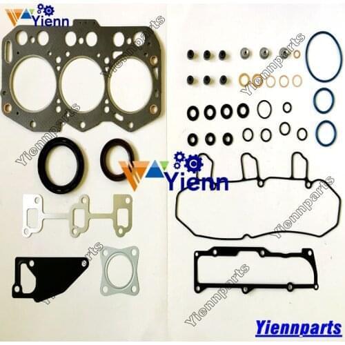 3D76E Full Overhaul Gasket Kit With Cylinder Head Gasket For Komatsu Engine WACKER NEUSON 1404 E12 1001 1501 TD15 1503 1903
