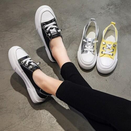 Large Size Women Sneakers Autumn Leather Vulcanized Shoes Fashion Woman Casual Sneaker Spring Breathable Running Flat Shoe