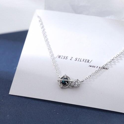 925 Sterling Silver Planet Charm Bracelet &Bangle Handmade Party Jewelry For Women Girls sl011