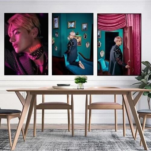 NEW Bangtan Boys Poster Clear Image Wall Stickers Home Decoration Good Quality Prints White Coated Paper Home Art Brand B15