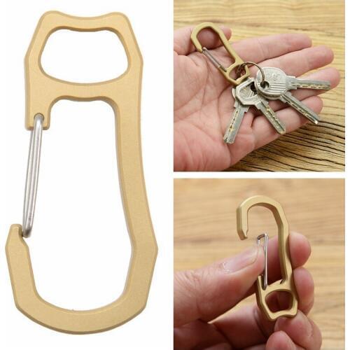 NEW Multi-tool EDC tool Brass Key Holder Organizer Clip Keyring Keychain Outdoor Survival travel tool camping equipment