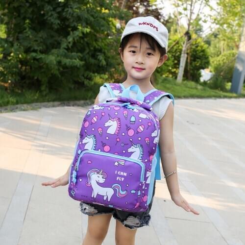 2020 Hot Children Orthopedic Schoolbag Kids Preschooler Backpacks Unicorn Cartoon School Bags Mjoypack Mochila Escolar Menino