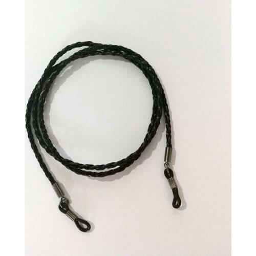 Sunglasses Lanyard Strap Necklace Braid Leather Eyeglass Glasses Chain Cord Reading Glasses Eyewear Accessories