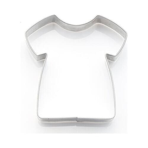 DIY Stainless Steel Cookie Cutter Fondant Cake Sport Shirt Moulds Cookie Pastry Biscuit Mold Bakeware Biscuit Mold Baking Tool