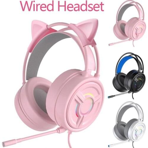 Stereo Bass Gamer Headphones with Microhpone & LED, Noise Canceling PC Wired Headsets, SmartPhone Gaming Helmet For PS5 PS4 Xbox