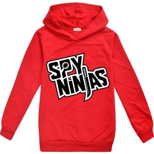 SPY NINJAS Boys Hoodies Tees Cotton Boys Spring Clothes Shirts for Teenage Girls Anime Cosplay Pink Shirt Little Kids Hooded Top