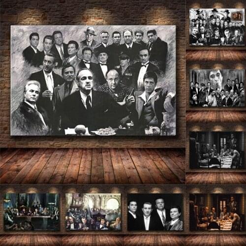 Vintage Classic Movie Aesthetics Posters and Prints Canvas Painting Wall Art Pictures for Living BedRoom Home Artwork Decoration