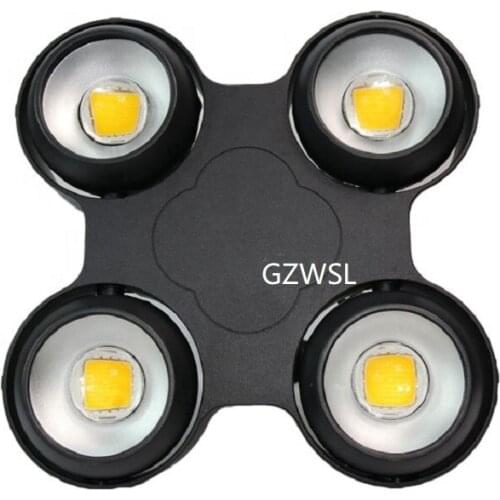 4pcs/lot Ip65 waterproof Led 4pcsx10W warm white cob blinder par can stage lighting for outdoor 4 eyes led bar light