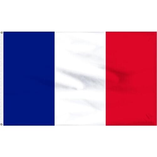 1PSC 90*150cm Blue White Red Flag Fra FR French France National Flag For Home Decoration