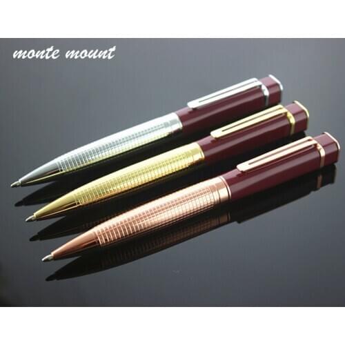 1Pc diamond pen Matte Black with Black Refill Gel Pen High Quality metal Gel Pens for Student Writing Stationery