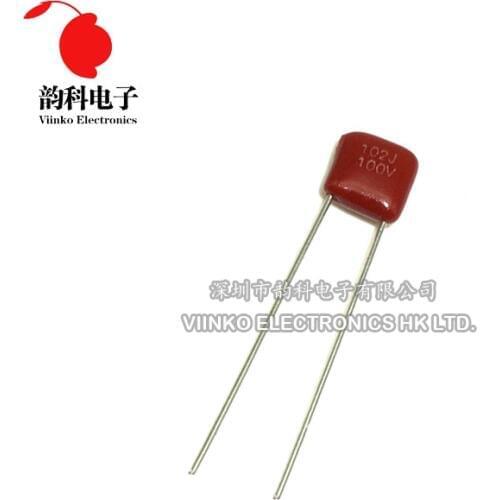 10pcs CBB Polypropylene film capacitor pitch 5mm 1000pF 102 1nF 100V