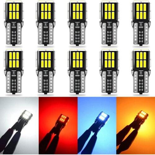 10pcs T10 LED W5W led CANBUS Car Dome Reading Lamp Parking Lights For Toyota Corolla Avensis Yaris Rav4 Auris Hilux Priusc Camry