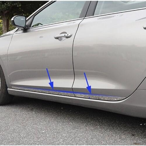 4pcs for changan EADO plus 2020-2021 Body light strip stainless steel Door panel trim Decorative strip