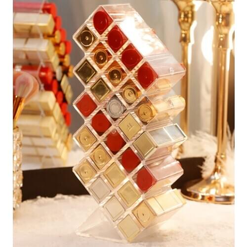 Acrylic Cosmetic Storage Rack Lipstick Display Rack